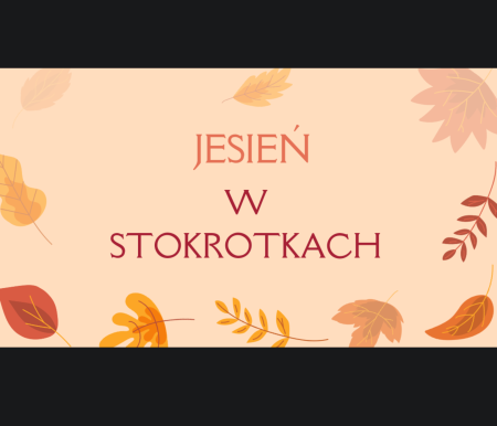 Jesień w grupie Stokrotek