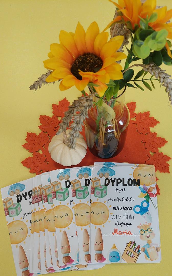 Super przedszkolak miesiąca września.