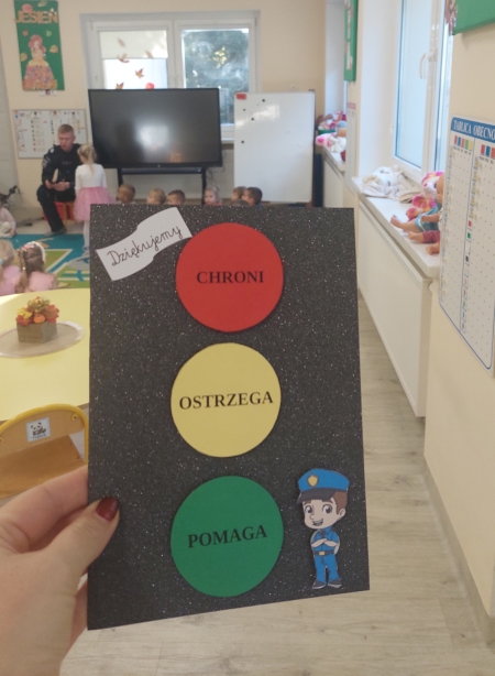 Spotkanie z policjantem.