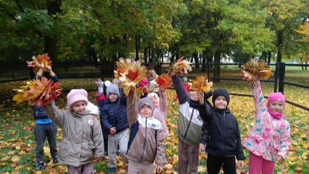 Jesienny spacer do parku