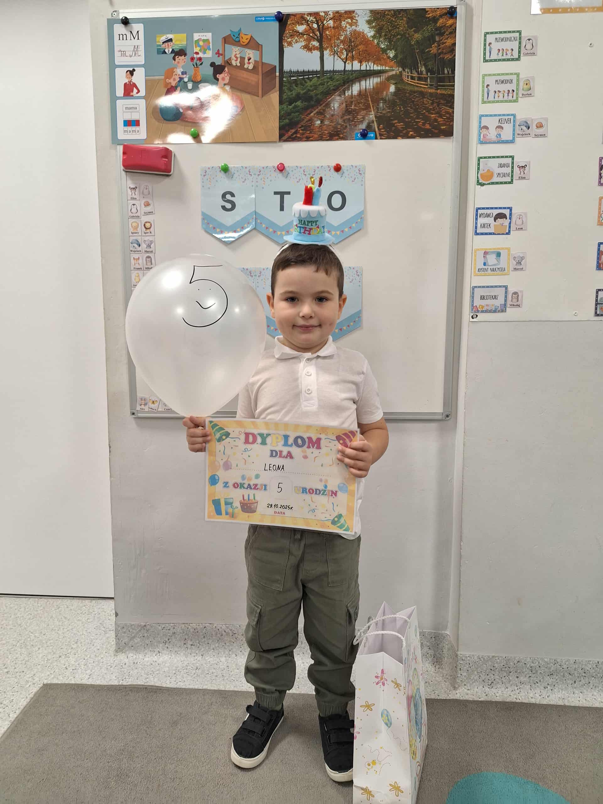 Urodziny kolegi Leona