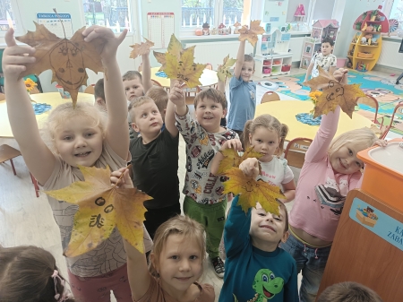 Jesienne liście- wielka przygoda z wyobraźnią 