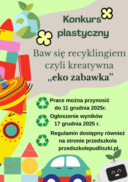Konkurs ''Eko zabawka,,