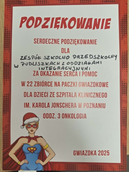 Podziękowanie 