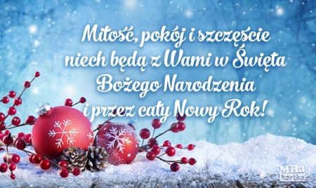 Wesołych Świąt i Szczęśliwego Nowego Roku