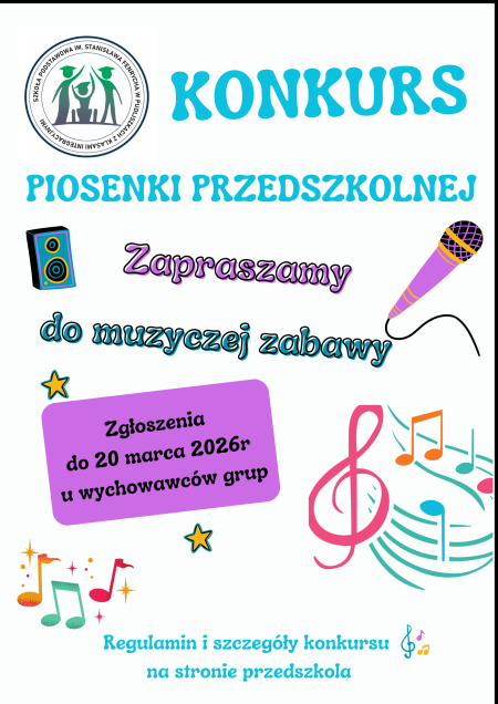 Konkurs Piosenki Przedszkolnej 